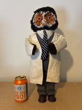 Vintage Abercrombie & Fitch Owl Doctor Dr London Owl Company Toy Animal