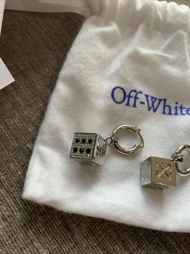 Off white dice - off-white, earrings