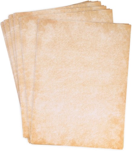 Sheets vintage letter - 70, paper
