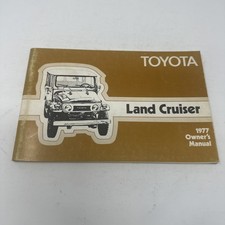 1977 Toyota Land Cruiser Owners Manual Original OEM User Guide Book