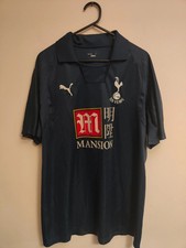 2007-2008 Puma 125 Years Mansion Tottenham Hotspur Blue Away Shirt L/XL