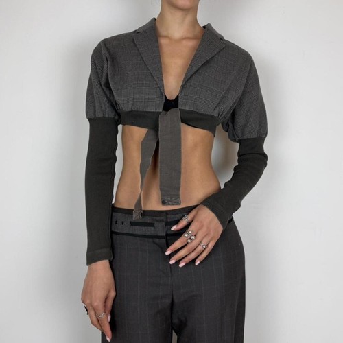 Cop copine cropped checkered - cop,