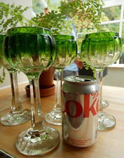 Vintage Hock Wine Glasses 5
