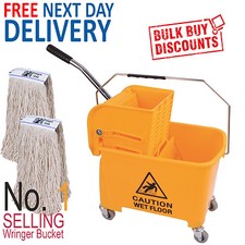 Yellow Kentucky Mop Bucket And