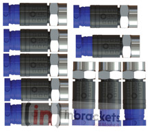 Compression connectors pro - f,