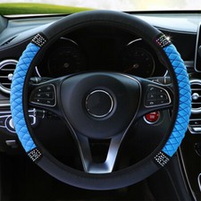 Leather diamond steering - pu,