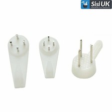 Hard Wall Picture Hooks | Heavy Duty Hanging Hooks for Solid Walls & Concrete