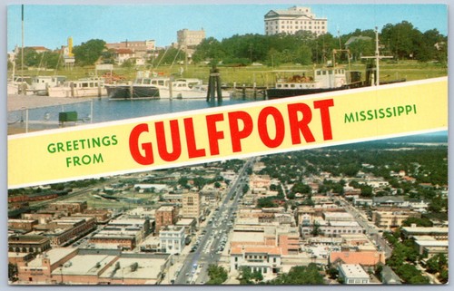 Postcard greetings from - ms,