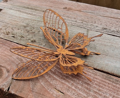 Rustic butterfly metal - rustic,