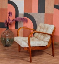 Vintage Armchairs Set od 2 bentwood sand  granola mid century modern design 1950