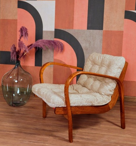 Vintage armchair beige - vintage,