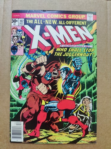 Uncanny men 102 1976 marvel - x-men,