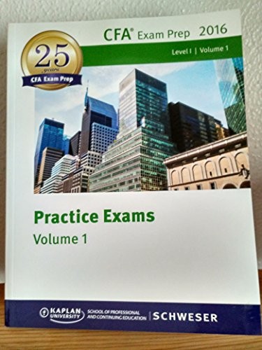 2016 schweser notes - for, cfa