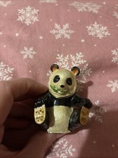 Enamel and Rhinestone Panda