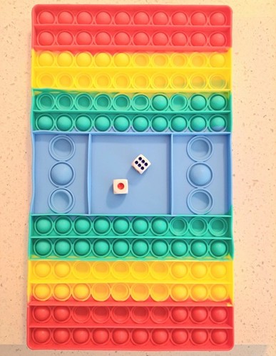 Jumbo 35cm ludo push pop - 35cm,