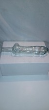 Glass Cock Bottle - Penis Shaped Liquid Receptacle - 30 cm x 5cm 12" x 2"