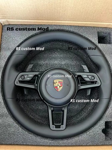 Porsche leather steering wheel - porsche,