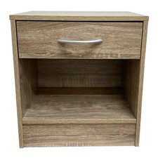 Bedside Table with Drawers End