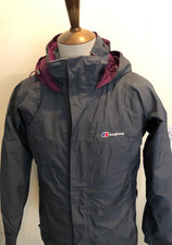 BERGHAUS GORE-TEX JACKET SIZE LADIES 12 GREY