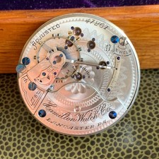 1899 Hamilton Watch Co. Grade