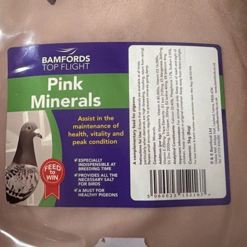 5kg pink minerals - minerals, racing