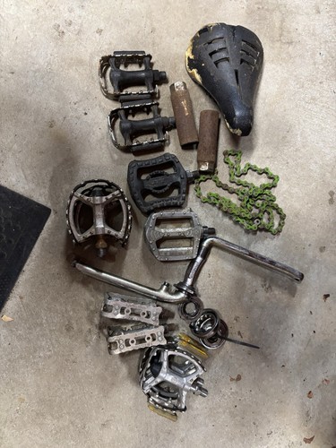 Old school bmx parts - old, lot