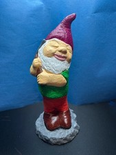 Garden Gnome Mining Stone Statue