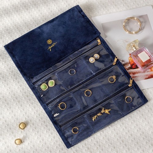 Foldable jewelry storage roll - storage,