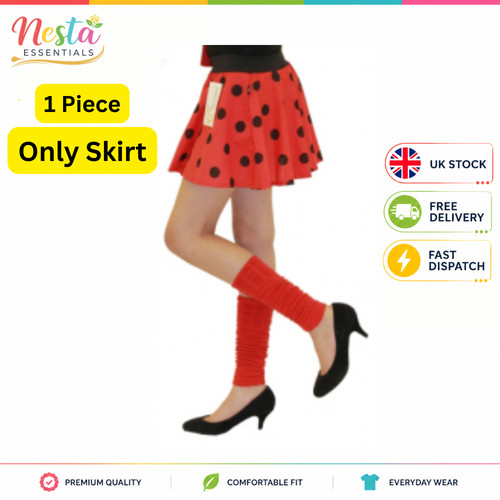 Girls red black polka - girls,