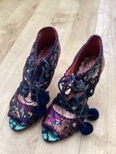 New Irregular Choice Poetic License Stiletto Shoes size 39 UK 6