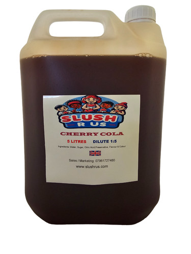 Cherry cola slush - slush, syrup