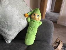 Vintage 1980s Friends Glo Worm Soft Plush Toy, Hasbro Preschool Fully Working