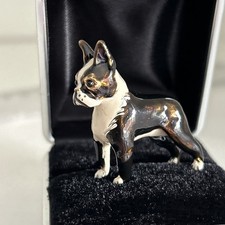 Erwin Pearl Boston Terrier Brooch