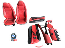 BMW E89 Z4 2009-2016 M Sport Heated Red Leather Seats Interior Set