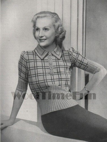 Knitting pattern vintage - knitting,