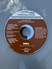 Dell Vostro Laptop Recovery DVD Windows 7 Professional 32bit Reinstallation 2009