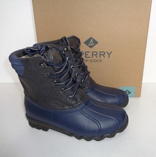 SPERRY Boys New Waterproof Duck Boots Junior Shoes Wellies RRP £65 UK Size 1