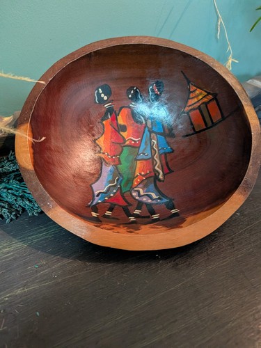 Vintage hand painted african - vintage, hand-painted