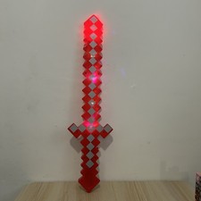 Minecraft Style Red Pixelated