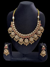 Indian Kundan Style Gold Tone