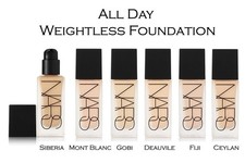 NARS All Day Luminous Weightless Foundation 30ml Light- Various Shades Uk Stock