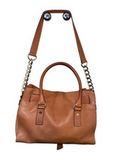 Michael Kors Authentic Leather Hamilton E/W Tan Tote handbag shoulder bag