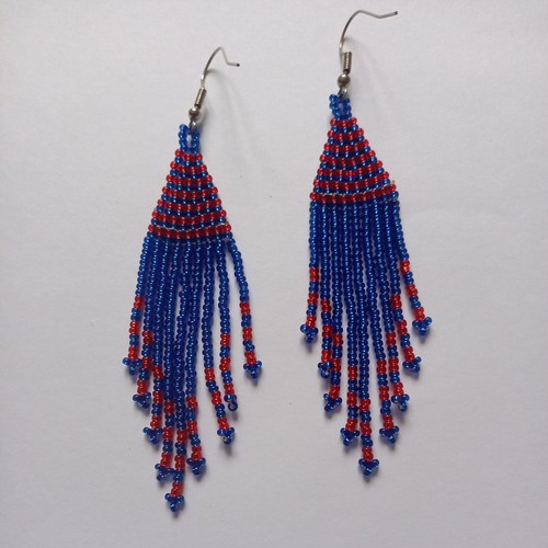 Zulu beaded earrings - zulu, and