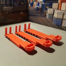 N Gauge low loader trailers x3