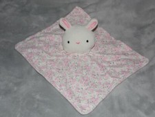Kyle and Deena bunny comforter soft toy cream rabbit blankie floral 