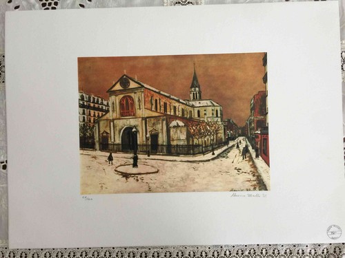 Maurice utrillo lithograph off - lithograph,