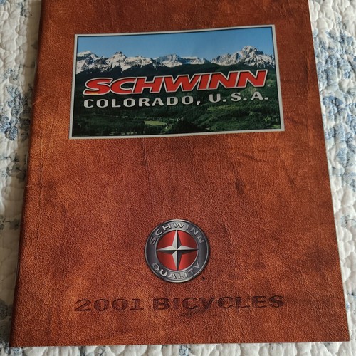 2001 schwinn bicycles catalog - schwinn,