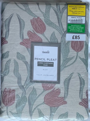Dunelm tulip jacquard grey - dunelm,