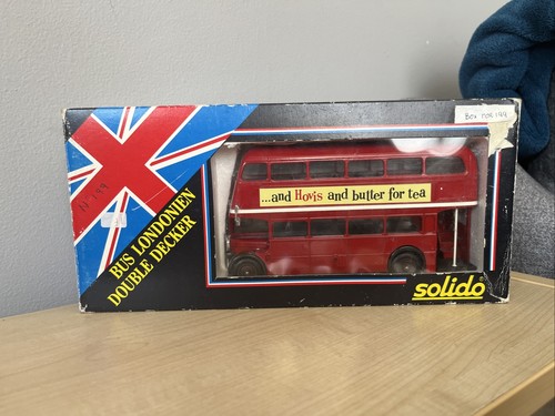 Solido london bus plain - rt, red