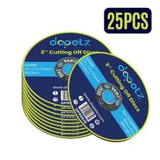 25PCS Metal Cutting Disc 75mm x 1mm Stainless Steel 3 Inch Air Cut Off Tool